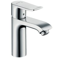 Смеситель Hansgrohe Metris 31203000 LowFlow 3,5л/м, для умывальника с фикс.изливом и донным клапаном