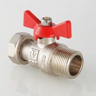 Кран шаровый 1"ВН VALTEC BASE с накидной гайкой VT.260.N.0606