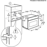   AEG KMR721000B (455x595x567) , 1000 , 