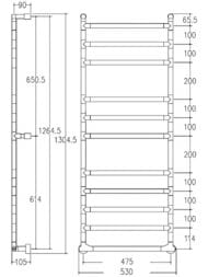 ����������������� ������������� Margaroli Sereno ���� 574/11/M Switch box Chrome
