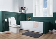 Ванна акриловая Aquanet DALI 160х70 прямоугольная, без гидромассажа 239384