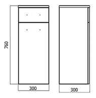 ���� ��������� BAND HOURS Fiji (300�300�760) � ������, ����� �����, ����� ������ Fj300.99 01 (L)