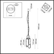 ��������� ������ Odeon Light Milano 7066/15L, ������