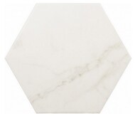 Керамогранитная плитка EQUIPE CARRARA Hexagon Matt (175х200) белая (кв.м.)
