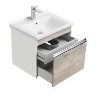 Тумба под раковину AQUATON Капри 60 1A230101KPDA0 550x429x505 подвесная, 2 ящика, бетон пайн