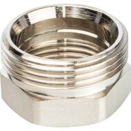Американка STOUT 1"ВН, прямая, никель, уплотнение под гайкой o-ring кольцо, SFT-0041-000001