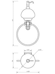 Migliore Cristalia ������� ������� ���� � ������� ���������,������,������/SWAROVSKI ML.CRS-60.226.BR