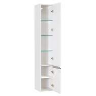 Шкаф-колонна AQUATON Капри 1A230503KP01R 300x265x1630 правый, 2 дверцы, белый глянец