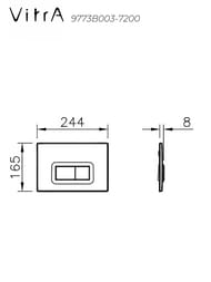 ��������: ����������� Vitra � �������� ���� + ������ Normus + ������� � ����������� 9773B003-7200