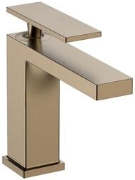 Смеситель Hansgrohe Tecturis E 73011140 117 мм, для умывальника, EcoSmart+, шлифованная бронза — миниатюра 1