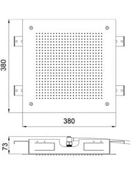 ������� ��� Almar Velvet Rain 380�380�� ������������, 1 �����, ����: ������ ������������� E044279.HB