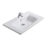 Умывальник мебельный BelBagno SOFT (800х467х165) керамика, белый 13080-KL