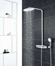 Душевая система Grohe Rainshower System SmartControl 360 DUO 26250LS0 с термостатом, хром/белый