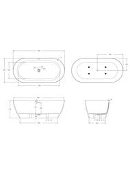     CEZARES RELAX CZR-RELAX-170-80-57-SSB 1700800570 