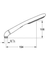 ������ ��� Grohe Rainshower Eco 27274000 2 ���� �����, ����
