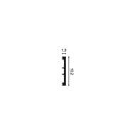 Плинтус гибкий Orac Decor SX163F (102х13х2000) белый (шт.)