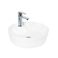 Раковина накладная BelBagno (450х450х140) круглая, с отверстием под смеситель, белая BB1306