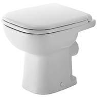 Унитаз напольный DURAVIT D-CODE 350х480х385 горизонтальный выпуск 21080900002