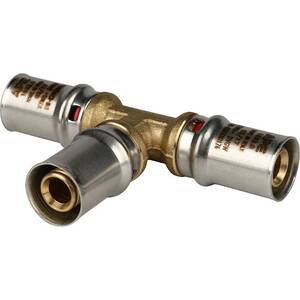 Тройник STOUT 16х16х16 для металлопластиковых труб прессовой SFP-0006-161616