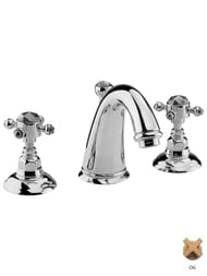 Смеситель для раковины Nicolazzi Onice на 3 отверстия, цвет Raw Brass 2108OG09O — миниатюра 1