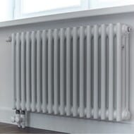 Радиатор Zehnder Charleston 3057 трехтрубчатый 28 секций, нижнее подключение 1/2", белый