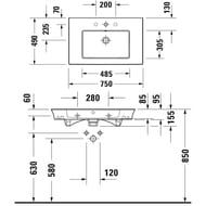   Duravit White Tulip 2363750000 750490 , .  , 