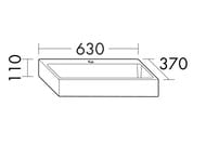 ���������� Burgbad Sys30 630�370�110 ���������, ��������, � ������ ��������, ����� KBBP063C0001