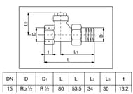 ������� "Combi �" DN15 1/2" ���������, ����������������, �� ���. ��������,  1165554