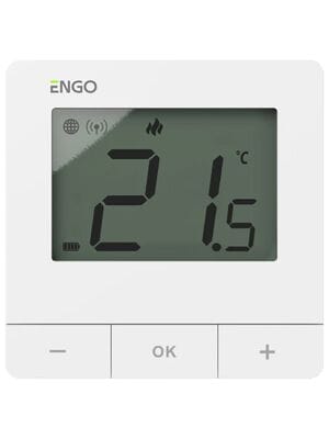 Терморегулятор ENGO ZigBee 868 МГц, 2хАА, белый E25-BATW