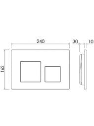 �������� ��������� ������ Mono Rimless+������� ����������� Balance, ������ Square, ���� ��������� CN1905_121002CH