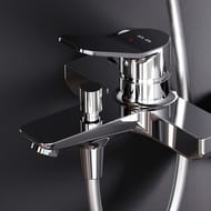 Душевая система AM.PM X-Joy F40885A34 для ванны/душа, верхний душ 220мм, ручной душ 110мм 3 ф-ции
