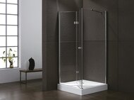 Душевой уголок CEZARES ELENA (900х800х1900) ELENA-W-90-C-Cr+ELENA-W-80-C-Cr прозр.стекло/хром