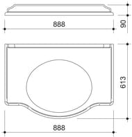 ���������� Caprigo Cristallo Nero ��� ����� Caprigo ������ 90 �� ���������� ����� 20 ��