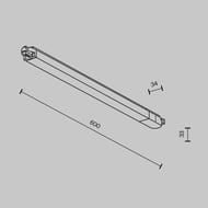 �������� ���������� Maytoni Basis Unity (����� �����) TR000-1-24W4K-W 4000K 24�� 110�, IP20, �����