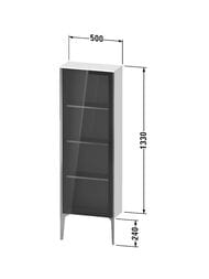 ���� ��������� Duravit XViu 500�1330�240 ����� �����, ������ ���./����� ������/������ XV1366LB222