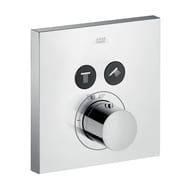 Смеситель Axor ShowerSelect 36715000 для душа встраиваемый, термостат, 2 потребителя, хром