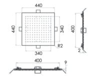 ������� ��� Remer 44x44 ���������� ������������, ������ ������� 357EFS44NO