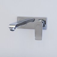 Смеситель Hansgrohe Metris 31086000 для умывальника, встраиваемый, двухсекционный, излив 225мм,хром