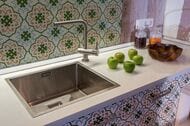 Cмеситель OMOIKIRI Nagano-BN латунь/нерж.сталь + водоочиститель OMOIKIRI PURE DROP Lite 4011.8028