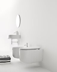 Унитаз подвесной Kerasan Nolita 531401 550х350х350 безободковый, крепеж, без сиденья, белый глянец