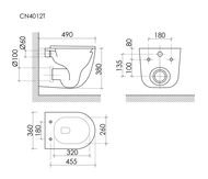 ������ ��������� Ceramicanova Voga ������� 3.0 ������� ��������� ����� CN4012T