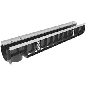 Лоток пластиковый DN 100 Gidrolica Super (1000х149х153,5) 5,2 л/сек арт.0800