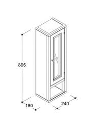 ���� � ����� Caprigo ������� 240 bianco antico 240�806�180 ������ 10490R-011