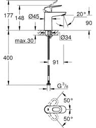 ��������� Grohe BauLoop 23337 ��� �����������, �������������, �������� ������������� �����
