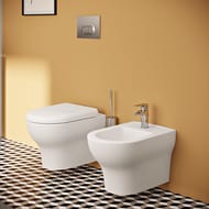 Клавиша смыва двойная VITRA Loop пластик, цвет глянцевый хром 740-0580