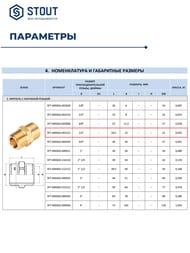 ������� STOUT 1/2"�� �������� 5 ����, ������ SFT-0004-001212