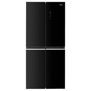 Холодильник Korting KNFM 84799 GN (790х1800х730) Side-by-Side 4-дверный, Full No Frost, черное ст
