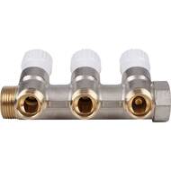 Коллектор распределительный STOUT 3/4", 3 отвода 1/2" SMB 6851 341203
