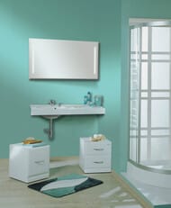 Зеркало AQUATON Отель 100 1A107402OT010 1000х35х654 мм с подсветкой
