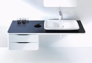 Раковина DURAVIT PURAVIDA 700х420х100 без площадки под смеситель, без перелива, крепление 0370700000